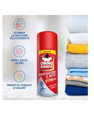 OMINO BIANCO SMACCHIATORE SPRAY A SECCO 125ML CONF.12