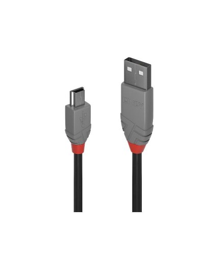 CAVO USB 2.0 TIPO A/mini B NERO, 5M