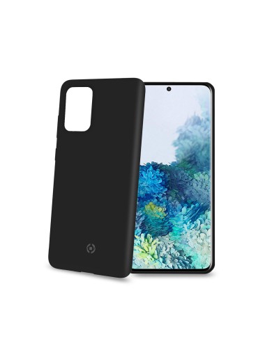FEELING - Cover morbida in silicone liquido con finitura soft touch e bordi anti scivolo colore nero compatibile con Samsung Ga