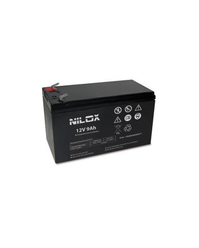 NILOX TECH - Batteria di ricambio per UPS, capacità 9Ah, tensione 12V