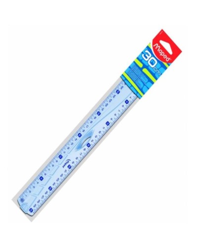 Righello 30cm - Doppia Milletratura - Geometric