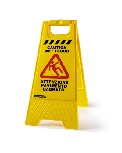 CARTELLO SEGNALATORE  WET FLOOR