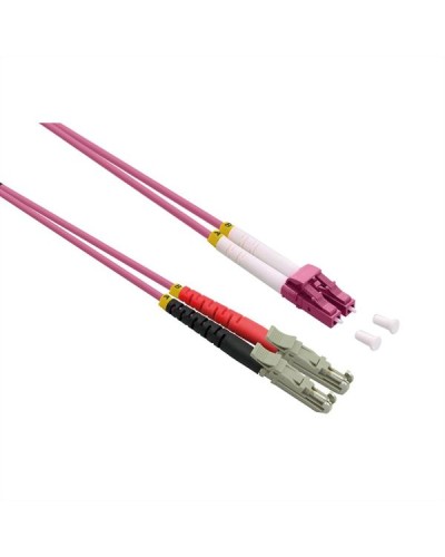 NILOX TECH - Cavo Fibra 50/125µM, lunghezza cavo 5 mt, connettori LC/LSH, UPC Polish (Ultra Physical Contact)