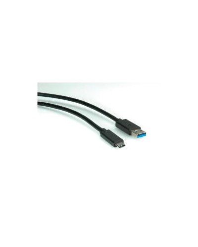 NILOX TECH - Cavo con connettore USB-A 3.1 a connettore USB-C, maschio a maschio, lunghezza cavo 1 mt, supporta HDCP, trasferim