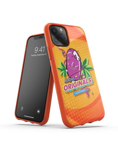 ADIDAS ORIGINALS - Cover BODEGA in TPU morbido con fantasia multicolore compatibile con Apple iPhone 11 Pro
