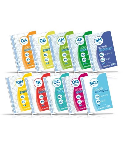 RICAMBI A4 RIGHE 1R 40FF