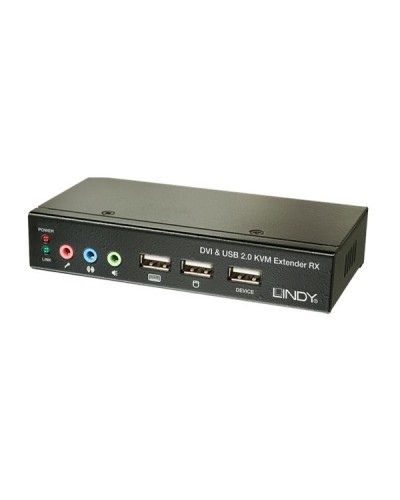Extender KVM Cat.6 DVI-D Single Link, USB e Audio, 50m