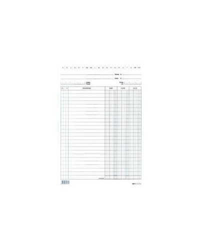 CF100 SCHEDE DARE/AVERE/SALDO BLU