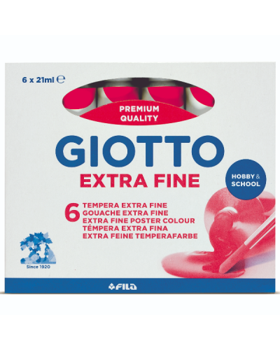 Giotto Tempera Extra in tubetto - confezione 6 pz Magenta