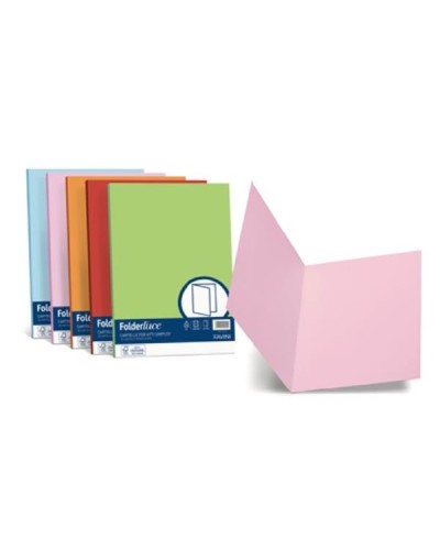 FOLDER LUCE E ACQUA simplex - 50 cartelline - Verde