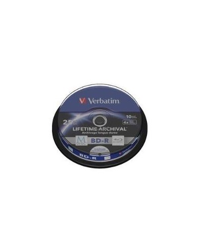 M-DISC BD-R -25GB-4X SPINDLE 10