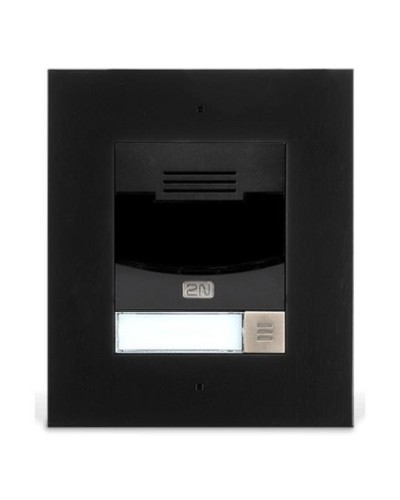 2N IP Solo Citofono con telecamera montaggio a parete nero