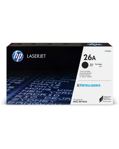 HP 26A BLACK LASERJET TONER CARTRI