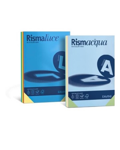 RISMALUCE mix – A4 - 8 Colori - 200g/m2 - 125fogli