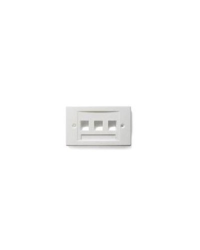 PLACCA 503 PER 3 KEYSTONE BIANCA