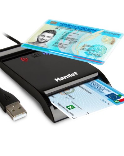 Lettore Combo a Contatto e Contacless NFC per SmartCard e Carta Identità CIE 3.0
