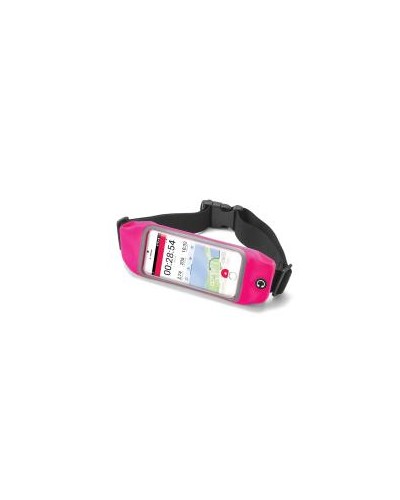 RUNBVIEW - Cintura sportiva regolabile, compatibile con smartphone fino a 4.7" dimensione display, finestra trasparente per uti