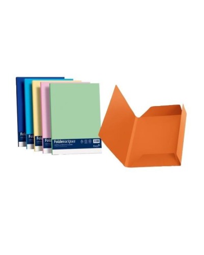 FOLDER LUCE E ACQUA 3 lembi - 25 cartelline – Celeste