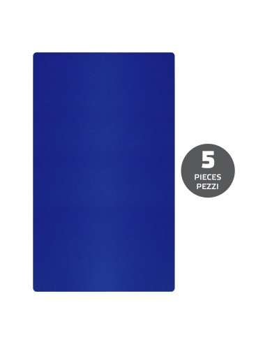 PROSKIN5 - Pellicola da 5 pezzi con texture colore blu per il retro dello smartphone compatibile con i plotter ProScreen, ProSc