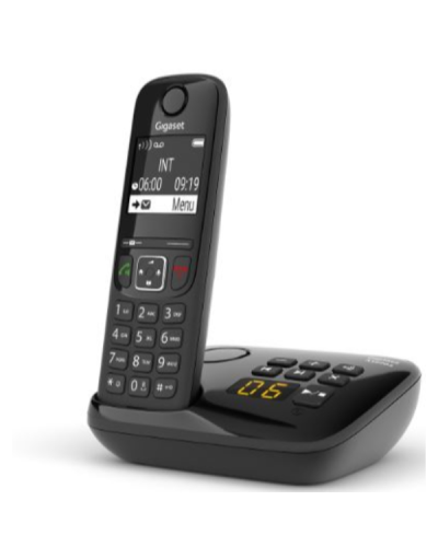CORDLESS AS690 A NERO - CON SEGRETERIA