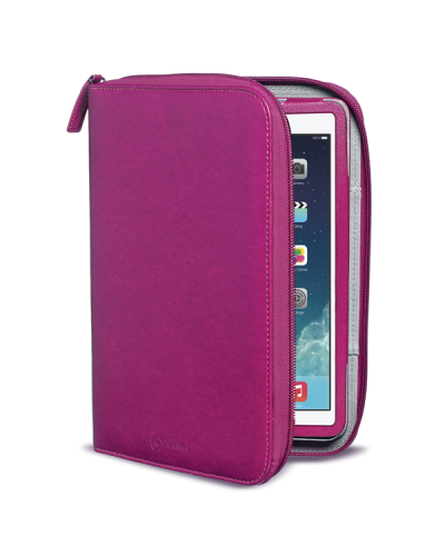 ORGANIZER - Custodia organizer morbida similpelle compatibile con Apple iPad Air 2013