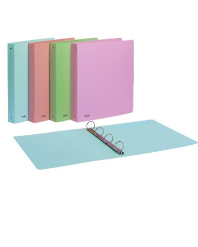 Raccoglitore 4 anelli A4 PP colori assortiti D30