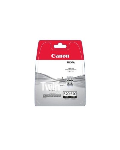 PGI-520BK TWIN PACK BLISTER