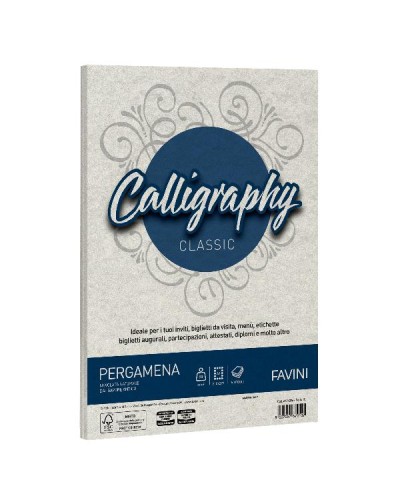CALLIGRAPHY pergamena - Perla - 190g/m2 – 50 fogli