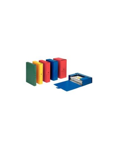 Cartella a scatola Eurobox dorso 15 verde - 5 pezzi