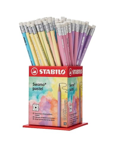 MATITE SWANO FLUO PASTEL - Espositore 72 pezzi