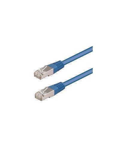 PATCH F/UTP CAT.5E PVC BLU 0.5M