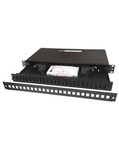 CASSETTO FO 1U PER 24 LCD O 24 SCD NERO