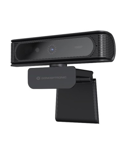 WEBCAM FULL HD 1080P -- Obiettivo Gradangolare 80°, Compatibile con Windows Hello Face