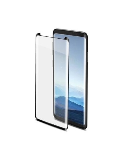 3DGLASS - Vetro 9H con bordo colorato nero per schermo curvo compatibile con Samsung Galaxy Note 9/ Galaxy Note 8