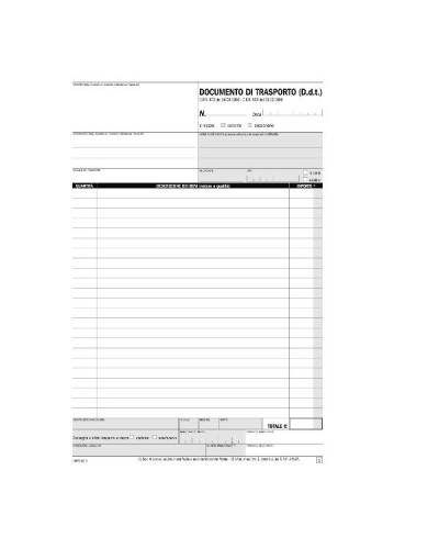 Documento di trasporto