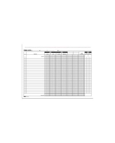 CF10BLOCCO PRIMANOTA CASSA 50X2RIC
