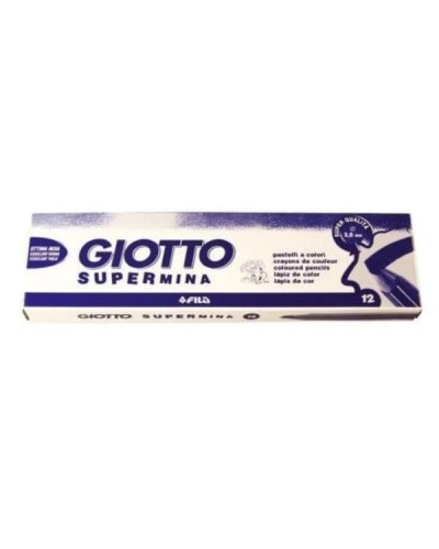 GIOTTO Matita colorata Supermina rosa fluo– 12 pezzi