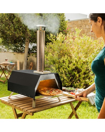 Pelletseldad Pizzaugn med Tillbehör Pizzahven InnovaGoods