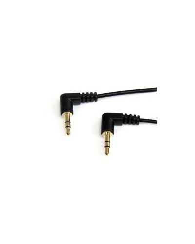 Cavo audio angolato 3,5 mm slim 30cm M/M