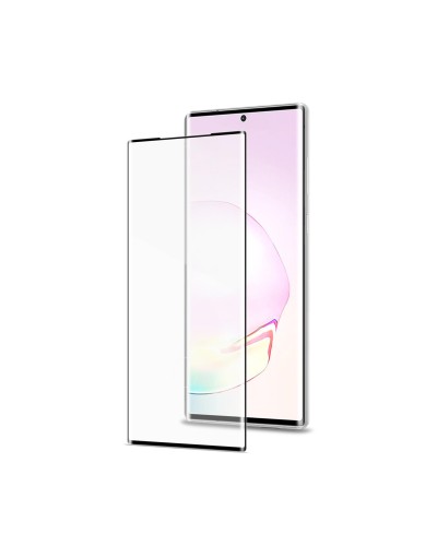 3DGLASS - Vetro 9H con bordo colorato nero per schermo curvo compatibile con Samsung Galaxy Note 20 Ultra