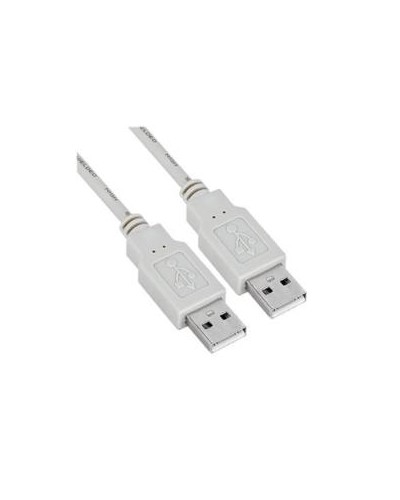 NILOX TECH - Cavo con connettore USB-A 2.0 a connettore USB-A 2.0, maschio a maschio, lunghezza cavo 1.8 mt, velocità max tras
