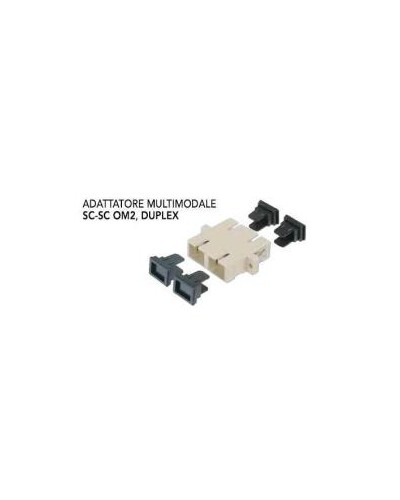 ADATTATORE SC DUPLEX MM BEIGE