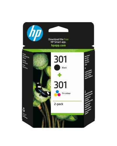 HP 301 COMBO NERO/TRICROMIA HP 301