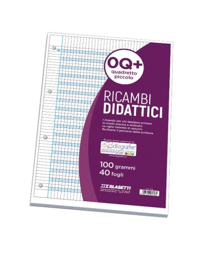 RICAMBI DIDATTICI A4 0Q+ 40FF 100GR
