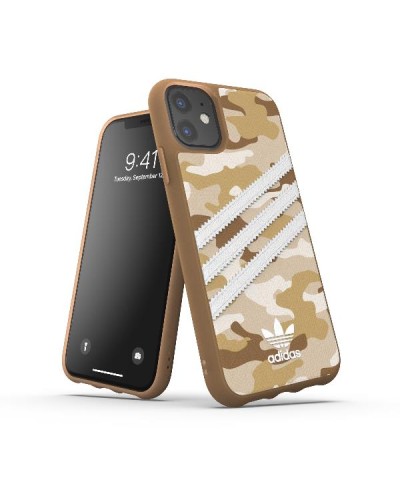 ADIDAS ORIGINALS - Cover SAMBA in TPU+Poliuretano con bordi rialzati di colore mimetico beige con strisce bianche compatibile c