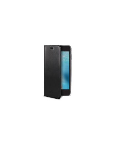 AIRPELLE - Custodia a libro in vera pelle colore nero compatibile con Apple iPhone SE 2020/ iPhone 8/ iPhone 7