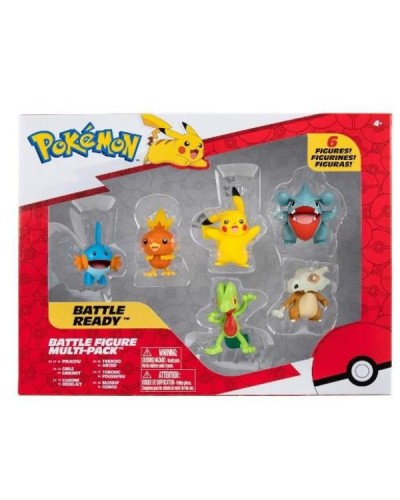 Pokémon - Pack Deluxe 6 Personaggi