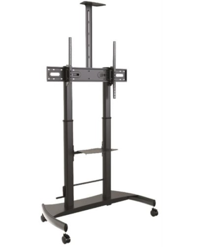 Carrello per monitor con manovella