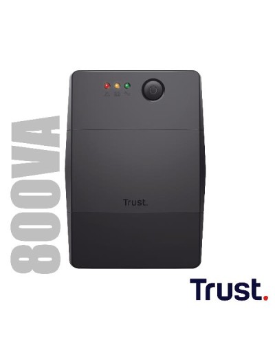 GRUPPO DI CONTINUITÀ (UPS) 800VA CON 2 PRESE SCHUKO PROTETTE - TRUST PAXXON 800