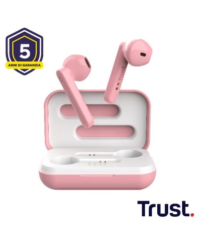 AURICOLARI BLUETOOTH - TRUST PRIMO TOUCH ROSA